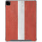 Latvia Flag Distressed iPad Pro 12.9in (2020) Clear Case